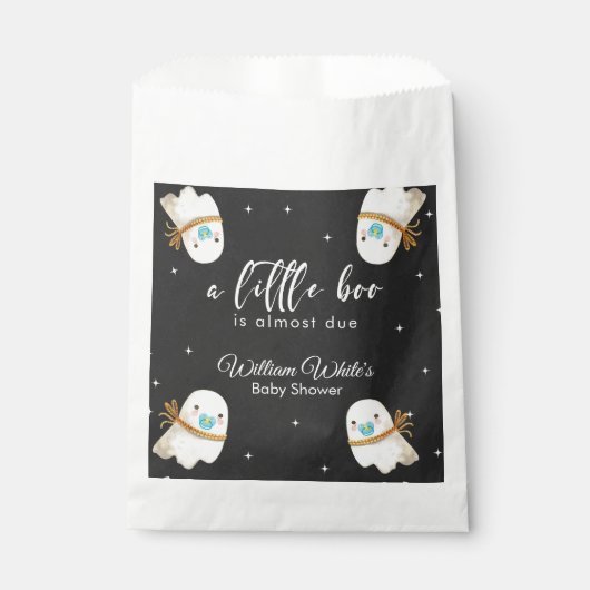 Baby Ghost Halloween Fall Baby Dusche Geschenktütchen (Vorderseite)