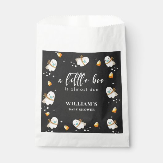 Baby Ghost Halloween Fall Baby Dusche Geschenktütchen (Vorderseite)