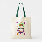 Baby Ghost Halloween Trick oder Beauty-Tasche mit  Tragetasche (Rückseite)