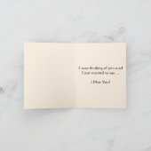 Baby Ghost Playing Muster Karte (Innenseite)