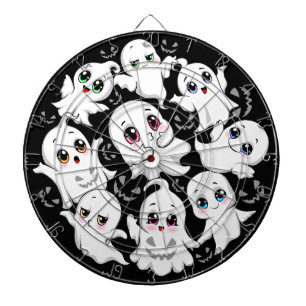 Baby Ghosts Spookoky Niedliche Halloween-Stimmung Dartscheibe