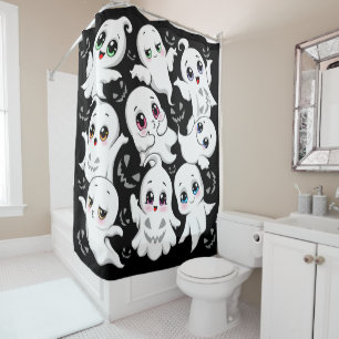 Baby Ghosts Spookoky Niedliche Halloween-Stimmung Duschvorhang