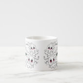 Baby Ghosts Spookoky Niedliche Halloween-Stimmung Espressotasse (Vorderseite)