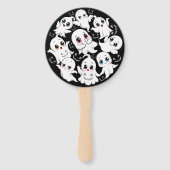 Baby Ghosts Spookoky Niedliche Halloween-Stimmung Fächer (Rückseite)