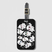 Baby Ghosts Spookoky Niedliche Halloween-Stimmung Gepäckanhänger (Vorderseite Vertikal)