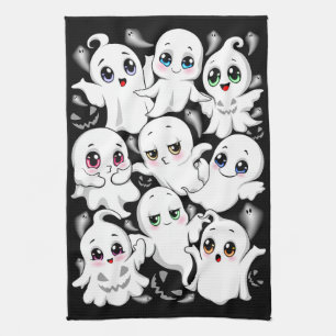Baby Ghosts Spookoky Niedliche Halloween-Stimmung Geschirrtuch