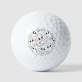 Baby Ghosts Spookoky Niedliche Halloween-Stimmung Golfball (Vorderseite)
