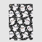 Baby Ghosts Spookoky Niedliche Halloween-Stimmung Golfhandtuch (Vorderseite)