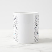 Baby Ghosts Spookoky Niedliche Halloween-Stimmung Jumbo-Tasse (Vorderseite)