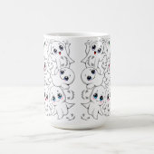 Baby Ghosts Spookoky Niedliche Halloween-Stimmung Kaffeetasse (Mittel)