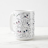 Baby Ghosts Spookoky Niedliche Halloween-Stimmung Kaffeetasse (Vorderseite Links)