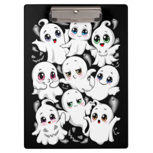 Baby Ghosts Spookoky Niedliche Halloween-Stimmung Klemmbrett