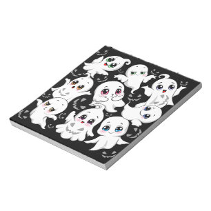 Baby Ghosts Spookoky Niedliche Halloween-Stimmung Notizblock