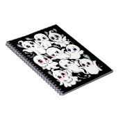 Baby Ghosts Spookoky Niedliche Halloween-Stimmung Notizblock (Rechte Seite)
