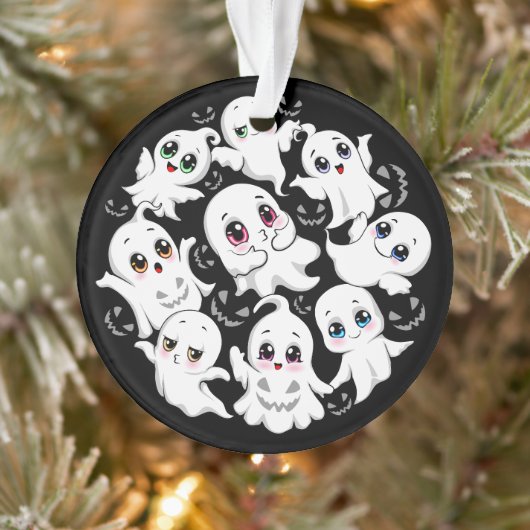 Baby Ghosts Spookoky Niedliche Halloween-Stimmung Ornament (Baum)