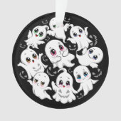 Baby Ghosts Spookoky Niedliche Halloween-Stimmung Ornament (Vorderseite)