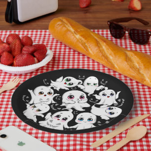 Baby Ghosts Spookoky Niedliche Halloween-Stimmung Pappteller