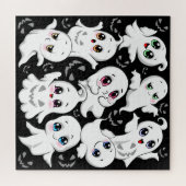 Baby Ghosts Spookoky Niedliche Halloween-Stimmung Puzzle (Horizontal)