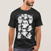 Baby Ghosts Spookoky Niedliche Halloween-Stimmung T-Shirt (Vorderseite)