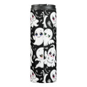 Baby Ghosts Spookoky Niedliche Halloween-Stimmung Thermosbecher (Rückseite)