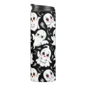 Baby Ghosts Spookoky Niedliche Halloween-Stimmung Thermosbecher (Nach rechts gedreht)