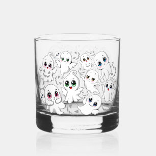 Baby Ghosts Spookoky Niedliche Halloween-Stimmung Whiskyglas