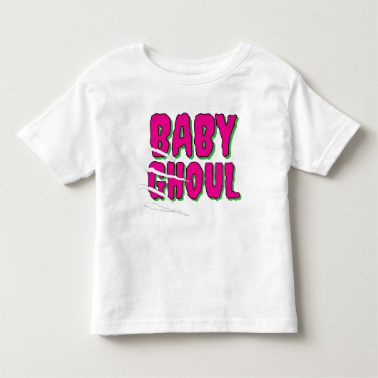 'Baby Ghoul' Fun Funky Niedliches Halloween T-Shir Kleinkind T-shirt (Vorderseite)