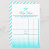 Baby Gift Bingo - Baby Showspiel (Vorne/Hinten)