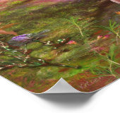 Baby Giraffe AFRICAN HERITAGE Poster (Ecke)