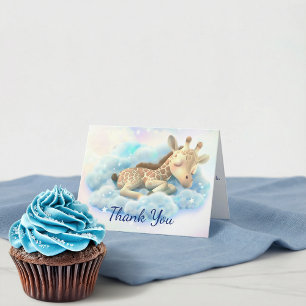 Baby Giraffe Baby Dusche Danke