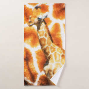 Baby-Giraffe Badehandtuch