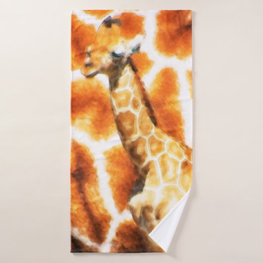 Baby Giraffe Badehandtuch (Badehandtuch)