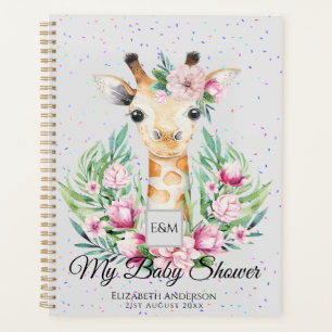 Baby Giraffe Boho Blume Mutter soll Planerin werde Planer