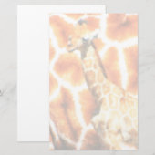 Baby Giraffe Briefpapier (Vorne/Hinten)