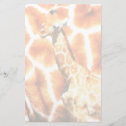 Baby Giraffe Briefpapier (Vorderseite)