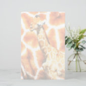 Baby Giraffe Briefpapier (Stehend Vorderseite)