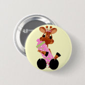 Baby Giraffe Button (Vorne & Hinten)