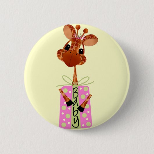 Baby Giraffe Button (Vorderseite)