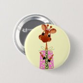 Baby Giraffe Button (Vorne & Hinten)