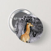 Baby Giraffe Button (Vorne & Hinten)