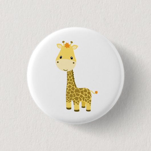 Baby Giraffe Button (Vorderseite)
