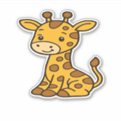 baby giraffe Classic T-Shirt Aufkleber (Vorderseite)