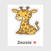 baby giraffe Classic T-Shirt Aufkleber (Blatt)