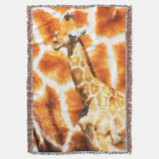 Baby Giraffe Decke (Vorderseite Vertikal)