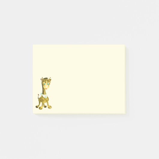 Baby Giraffe - Deine Farbe Post-it Klebezettel (Vorderseite)