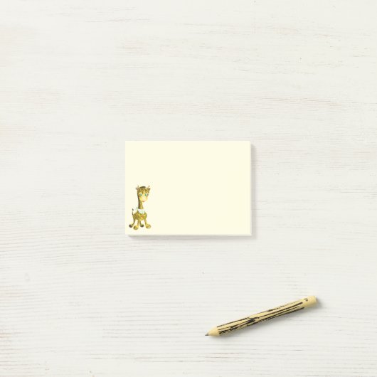 Baby Giraffe - Deine Farbe Post-it Klebezettel (Auf Schreibtisch)