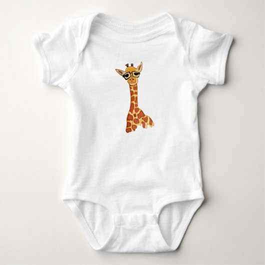 Baby Giraffe Ein Stück Strampler (Vorderseite)