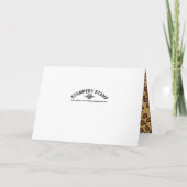 Baby Giraffe, Einladung zur Kinderdusche (Rückseite)