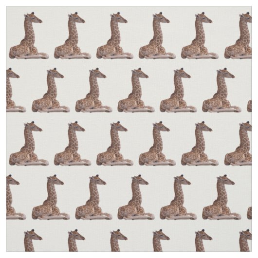 Baby Giraffe Fabric (Farbe auswählen) Stoff (Muster)