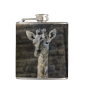 Baby Giraffe Flachmann (Vorderseite)